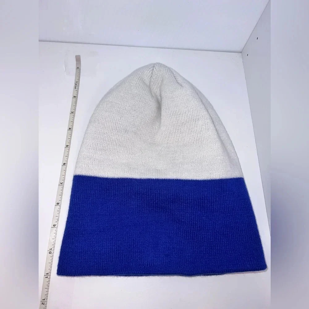 NFL, New‎ York, giants, cream, Royal blue, boys, beanie 8-20. 100% acrylic